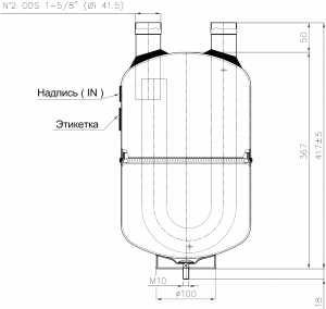 Отделитель жидкости Frigomec FAS-09S-25-ODS 42 ― ventilmarket.com