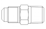 Фитинг SAE / NPT Castel 7130/8