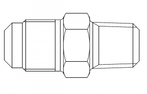 Фитинг SAE / NPT Castel 7140/32 ― ventilmarket.com