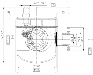 Регулятор уровня масла Frigomec RLO/C-2FL ― ventilmarket.com